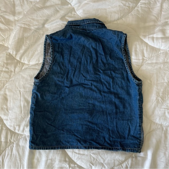Dressbarn Embroidered Denim Vest in Size Small - Picture 3 of 3